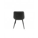 Стул ВВР Бостон серый/черный, рогожка